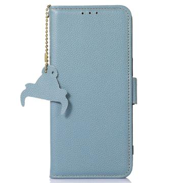 Samsung Galaxy S26 Pung læder cover med RFID - blå
