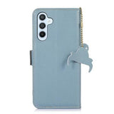 Samsung Galaxy S26 Pung læder cover med RFID - blå