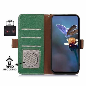 Samsung Galaxy S26 Pung læder cover med RFID - grøn