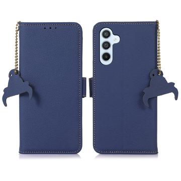 Samsung Galaxy S26 Pung læder cover med RFID - Sapphire