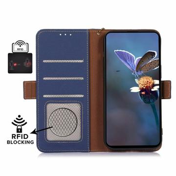 Samsung Galaxy S26 Pung læder cover med RFID - Sapphire
