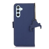 Samsung Galaxy S26 Pung læder cover med RFID - Sapphire