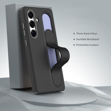 Samsung Galaxy S26 Smart hybrid cover med stående greb - Sort