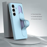 Samsung Galaxy S26 Smart hybrid cover med stående greb - Blå