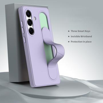 Samsung Galaxy S26 Smart hybrid cover med stående greb - Lilla