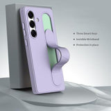 Samsung Galaxy S26 Smart hybrid cover med stående greb - Lilla