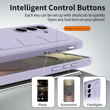 Samsung Galaxy S26 Smart hybrid cover med stående greb - Lilla