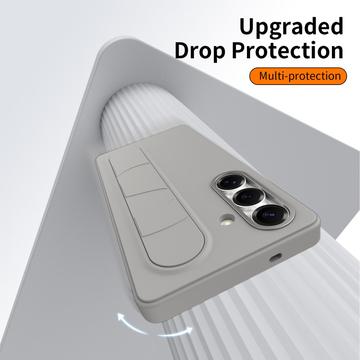 Samsung Galaxy S26 Smart hybrid cover med stående greb - Titaniumgrå
