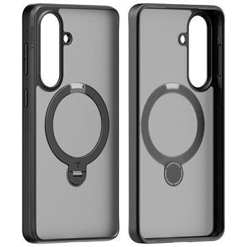 Samsung Galaxy S26 Torras Ostand Q3 Spin Magnetisk Cover - Sort