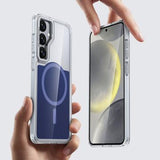 Samsung Galaxy S26 Tofarvet hybrid cover - MagSafe-kompatibel - Blå