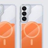 Samsung Galaxy S26 Tofarvet hybrid cover - MagSafe-kompatibel - Orange