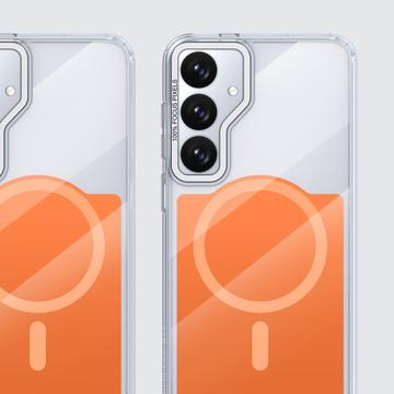 Samsung Galaxy S26 Tofarvet hybrid cover - MagSafe-kompatibel - Orange