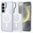 Samsung Galaxy S26 Tofarvet hybrid cover - MagSafe-kompatibel - hvid