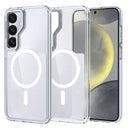 Samsung Galaxy S26 Tofarvet hybrid cover - MagSafe-kompatibel - hvid