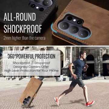 Samsung Galaxy S26 Ultra Caseme 013 Series Pung - Brun