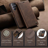 Samsung Galaxy S26 Ultra Caseme 013 Series Pung - Kaffe