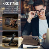 Samsung Galaxy S26 Ultra Caseme 013 Series Pung - Kaffe