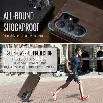 Samsung Galaxy S26 Ultra Caseme 013 Series Pung - Kaffe