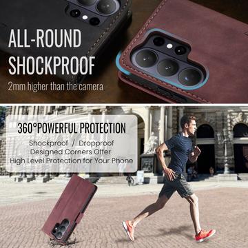 Samsung Galaxy S26 Ultra Caseme 013 Series Pung - Rød