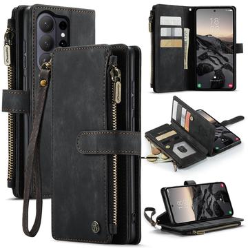 Samsung Galaxy S26 Ultra Caseme C30 Multifunktionel Pung - Sort