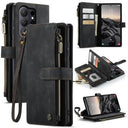 Samsung Galaxy S26 Ultra Caseme C30 Multifunktionel Pung - Sort