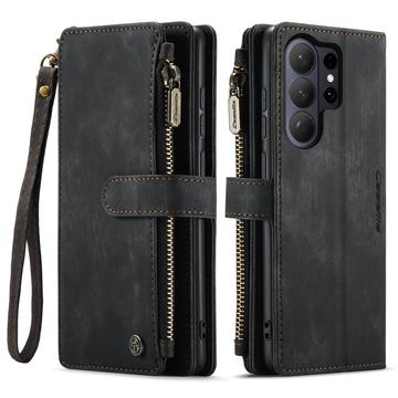 Samsung Galaxy S26 Ultra Caseme C30 Multifunktionel Pung - Sort