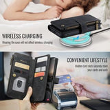 Samsung Galaxy S26 Ultra Caseme C30 Multifunktionel Pung - Sort