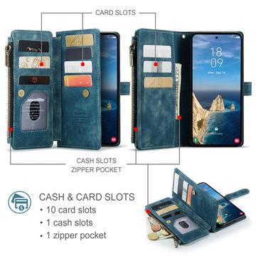 Samsung Galaxy S26 Ultra Caseme C30 Multifunktionel Pung - Blå