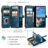 Samsung Galaxy S26 Ultra Caseme C30 Multifunktionel Pung - Blå