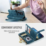 Samsung Galaxy S26 Ultra Caseme C30 Multifunktionel Pung - Blå