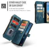 Samsung Galaxy S26 Ultra Caseme C30 Multifunktionel Pung - Blå