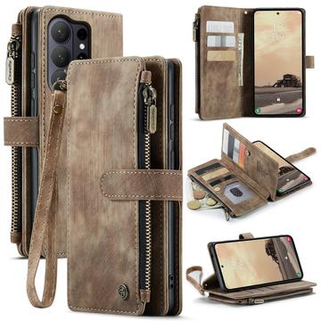Samsung Galaxy S26 Ultra Caseme C30 Multifunktionel Pung - Brun