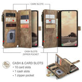 Samsung Galaxy S26 Ultra Caseme C30 Multifunktionel Pung - Brun