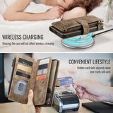 Samsung Galaxy S26 Ultra Caseme C30 Multifunktionel Pung - Brun