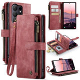 Samsung Galaxy S26 Ultra Caseme C30 Multifunktionel Pung - Rød