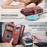 Samsung Galaxy S26 Ultra Caseme C30 Multifunktionel Pung - Rød