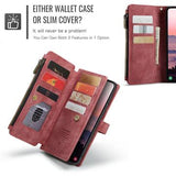 Samsung Galaxy S26 Ultra Caseme C30 Multifunktionel Pung - Rød