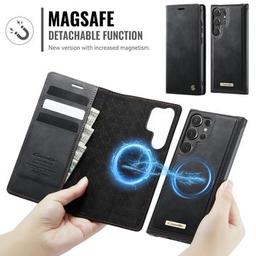 Samsung Galaxy S26 Ultra Caseme C49 2-i-1 aftagelig pungetui - MagSafe-kompatibel, RFID - Sort