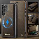 Samsung Galaxy S26 Ultra Caseme C49 2-i-1 aftagelig pungetui - MagSafe-kompatibel, RFID - Kaffe