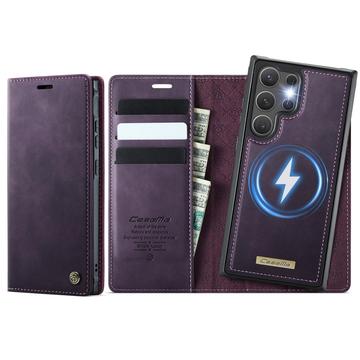 Samsung Galaxy S26 Ultra Caseme C49 2-i-1 aftagelig pungetui - MagSafe-kompatibel, RFID - Lilla