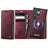 Samsung Galaxy S26 Ultra Caseme C49 2-i-1 aftagelig pungetui - MagSafe-kompatibel, RFID - Rød