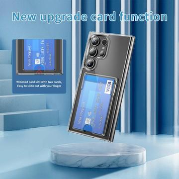 Samsung Galaxy S26 Ultra Gennemsigtigt Cover med Kortholder