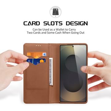 Samsung Galaxy S26 Ultra Dux Ducis Hivo Læderpung - Brun