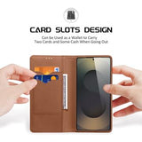 Samsung Galaxy S26 Ultra Dux Ducis Hivo Læderpung - Brun