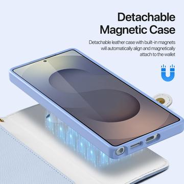 Samsung Galaxy S26 Ultra Dux Ducis Lawa Wallet læderetui m. magnetisk cover - babyblå