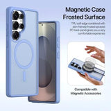 Samsung Galaxy S26 Ultra Dux Ducis Lawa Wallet læderetui m. magnetisk cover - babyblå