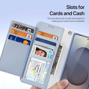 Samsung Galaxy S26 Ultra Dux Ducis Lawa Wallet læderetui m. magnetisk cover - babyblå