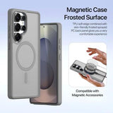 Samsung Galaxy S26 Ultra Dux Ducis Lawa Pung læderetui med magnetisk låg - grå