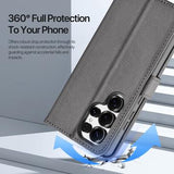 Samsung Galaxy S26 Ultra Dux Ducis Lawa Pung læderetui med magnetisk låg - grå