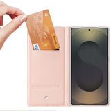 Samsung Galaxy S26 Ultra Dux Ducis Skin Pro Flip Cover - Pink